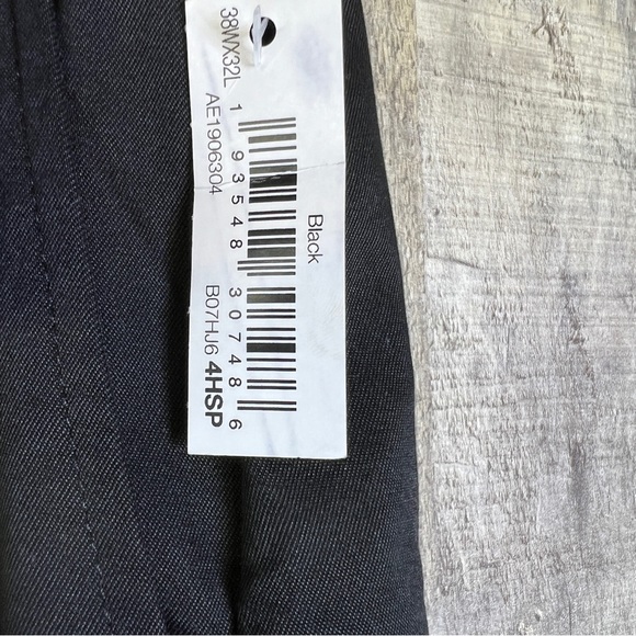 Amazon Essentials Size 38Wx32L Classic Black Dress Pants - Picture 9 of 13